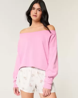 Felpa Easy Double Off-the-Shoulder