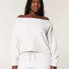 Felpa Easy Double Off-the-Shoulder
