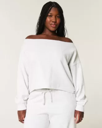 Felpa Easy Double Off-the-Shoulder