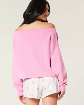 Felpa Easy Double Off-the-Shoulder