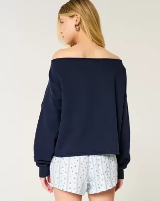 Felpa Easy Double Off-the-Shoulder