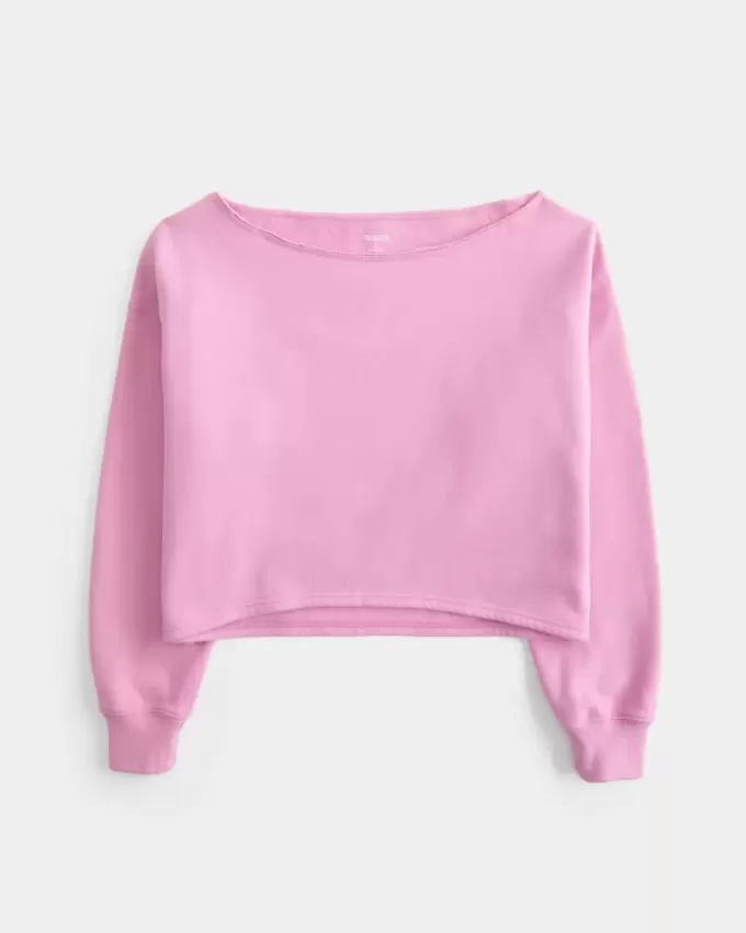 Felpa Easy Double Off-the-Shoulder