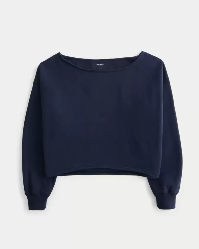 Felpa Easy Double Off-the-Shoulder