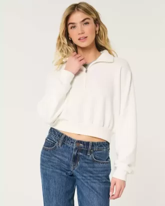 Felpa Easy Mini con mezza zip