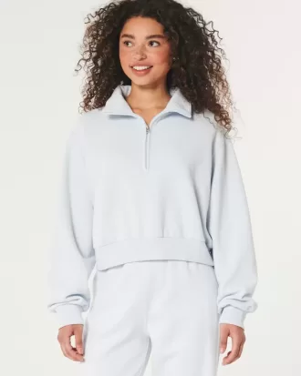 Felpa Easy Mini con mezza zip