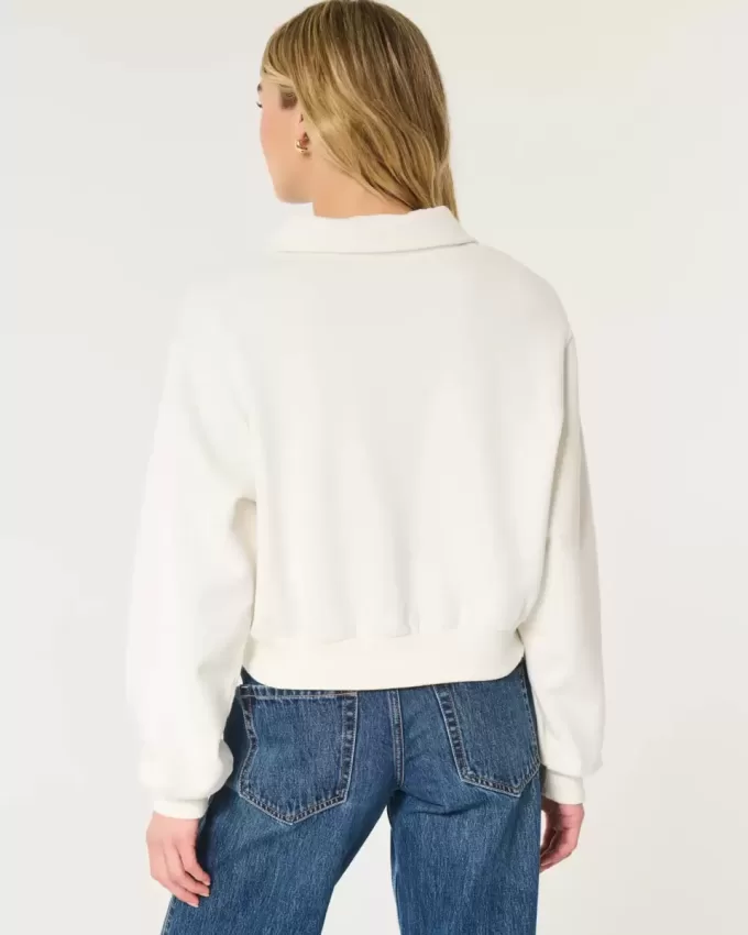 Felpa Easy Mini con mezza zip