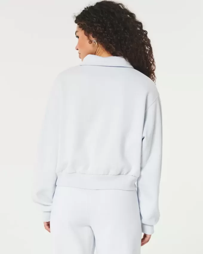 Felpa Easy Mini con mezza zip