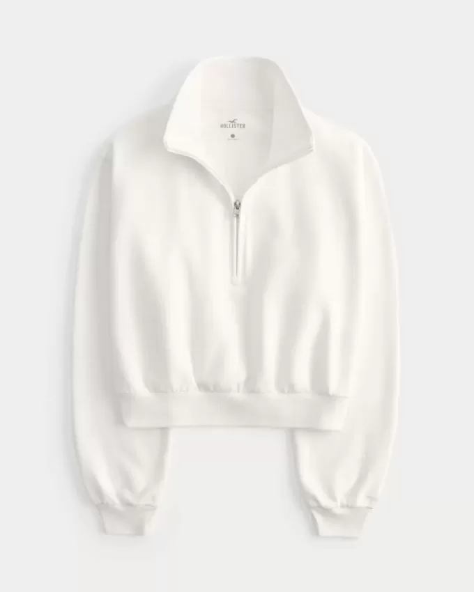 Felpa Easy Mini con mezza zip