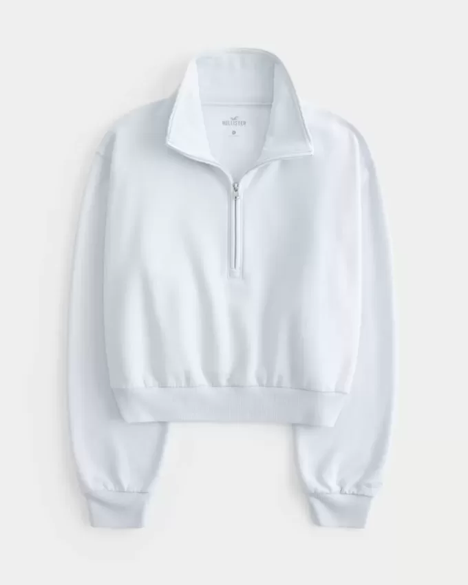 Felpa Easy Mini con mezza zip