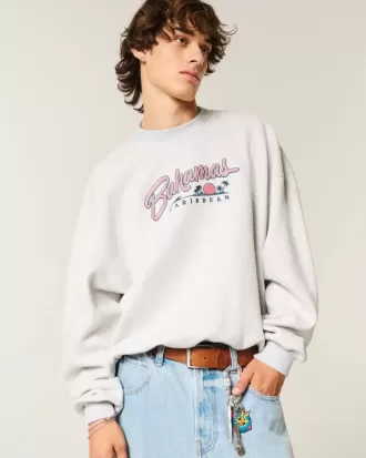 Felpa girocollo con grafica Baggy Cinch Bahamas