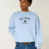 Felpa girocollo con grafica Baggy Cinch Key West