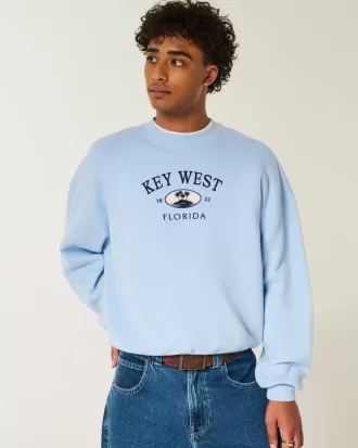 Felpa girocollo con grafica Baggy Cinch Key West