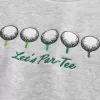 Felpa girocollo con grafica Boxy Golf