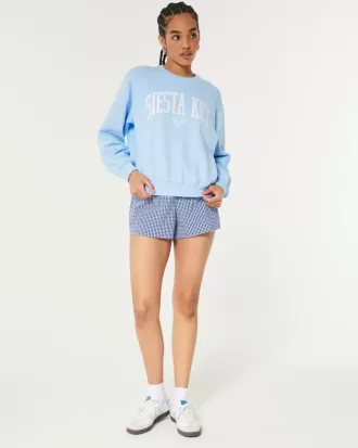 Felpa girocollo con grafica Easy Siesta Key