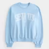 Felpa girocollo con grafica Easy Siesta Key