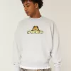 Felpa girocollo con grafica Garfield