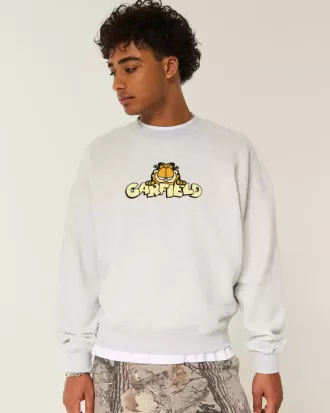 Felpa girocollo con grafica Garfield