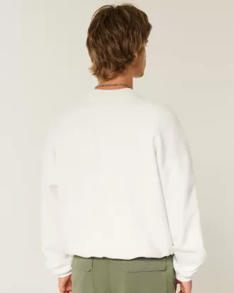 Felpa girocollo con grafica Malibu e Cinch Baggy