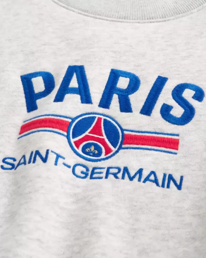 Felpa girocollo con grafica Paris Saint-Germain