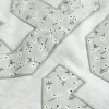 Felpa girocollo con stampa numerica e spalle scoperte