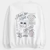 Felpa girocollo oversize con grafica “Grad Class of 2025”