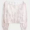 Felpa mimetica Easy Double Off-the-Shoulder