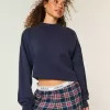 Felpa oversize a collo alto