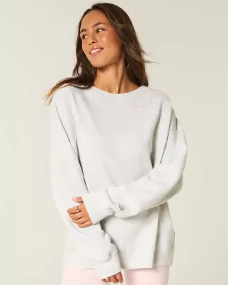 Felpa oversize con fiocco posteriore della Classe del ’26