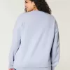 Felpa oversize con scollo a V e grafica Gameday