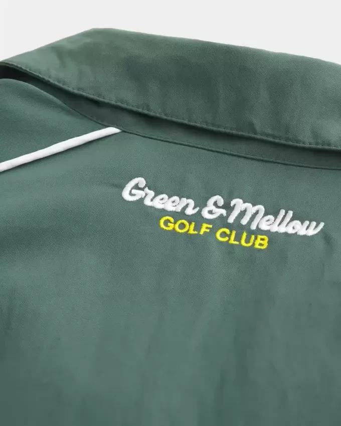 Giacca antivento con grafica da golf