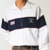 Giacca con cerniera grafica Southampton NY