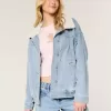 Giacca in denim chiaro