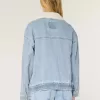 Giacca in denim chiaro