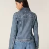Giacca in denim con grafica della classe del ’26