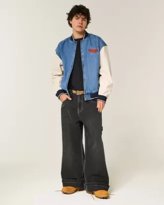 Giacca in denim con grafica Looney Tunes