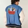 Giacca in denim con grafica Looney Tunes