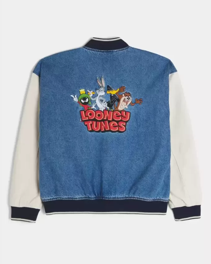 Giacca in denim con grafica Looney Tunes