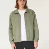 Giacca in nylon con cerniera