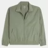 Giacca in nylon con cerniera