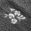 Giacca in pile Sherpa ricamata