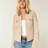 Giacca in twill con cerniera