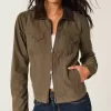 Giacca in twill con cerniera