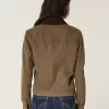 Giacca in twill con cerniera
