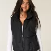 Gilet imbottito con motivo a fiocco