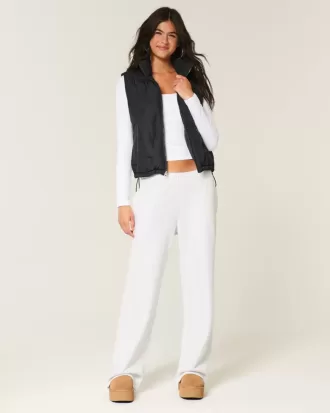 Gilet imbottito con motivo a fiocco