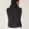 Gilet imbottito con motivo a fiocco