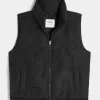 Gilet imbottito con motivo a fiocco