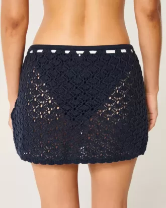 Gonna copricostume in stile uncinetto