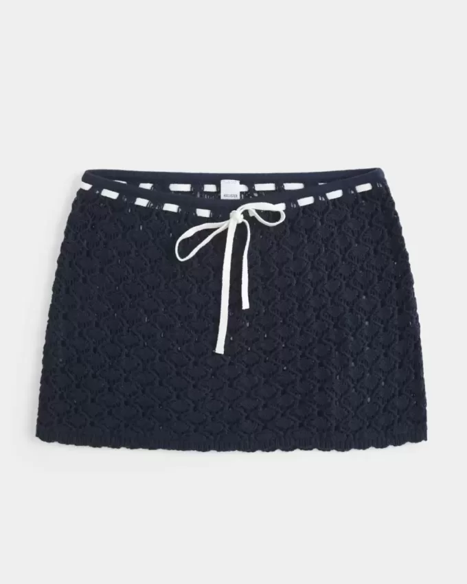 Gonna copricostume in stile uncinetto