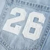 Gonna-pantalone in denim a vita bassa della classe del ’26